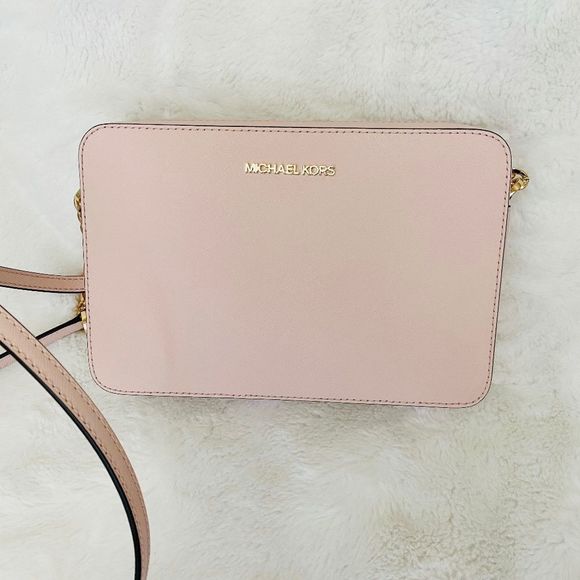 Michael Kors Bags Michael Kors Powder Blush Jetset Crossbody Bag